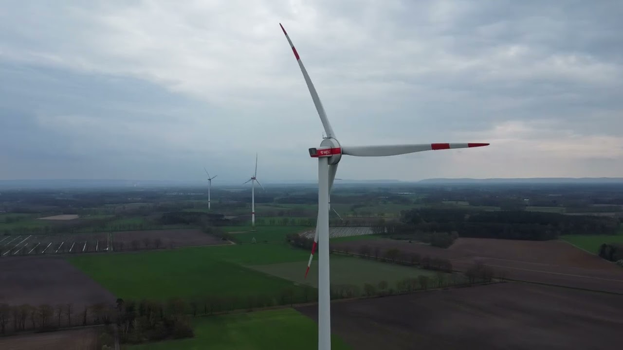 Windpark Lohhof- Höfen aus der Luft