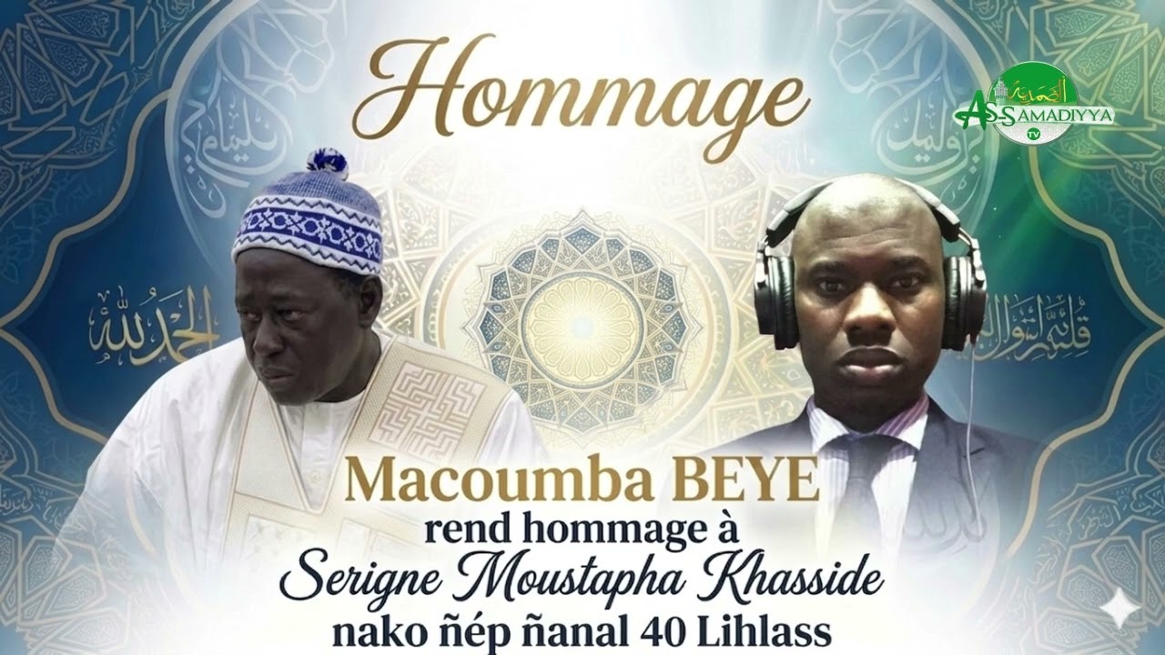 Macoumba Beye Tfm rend hommage à serigne Moustapha khasside