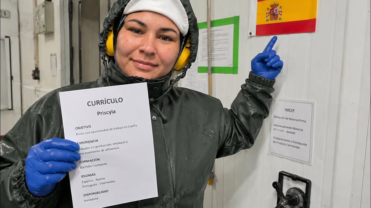 CURRÍCULO, SALÁRIO e minha primeira semana de TRABALHO em uma FÁBRICA da ESPANHA 🇪🇸