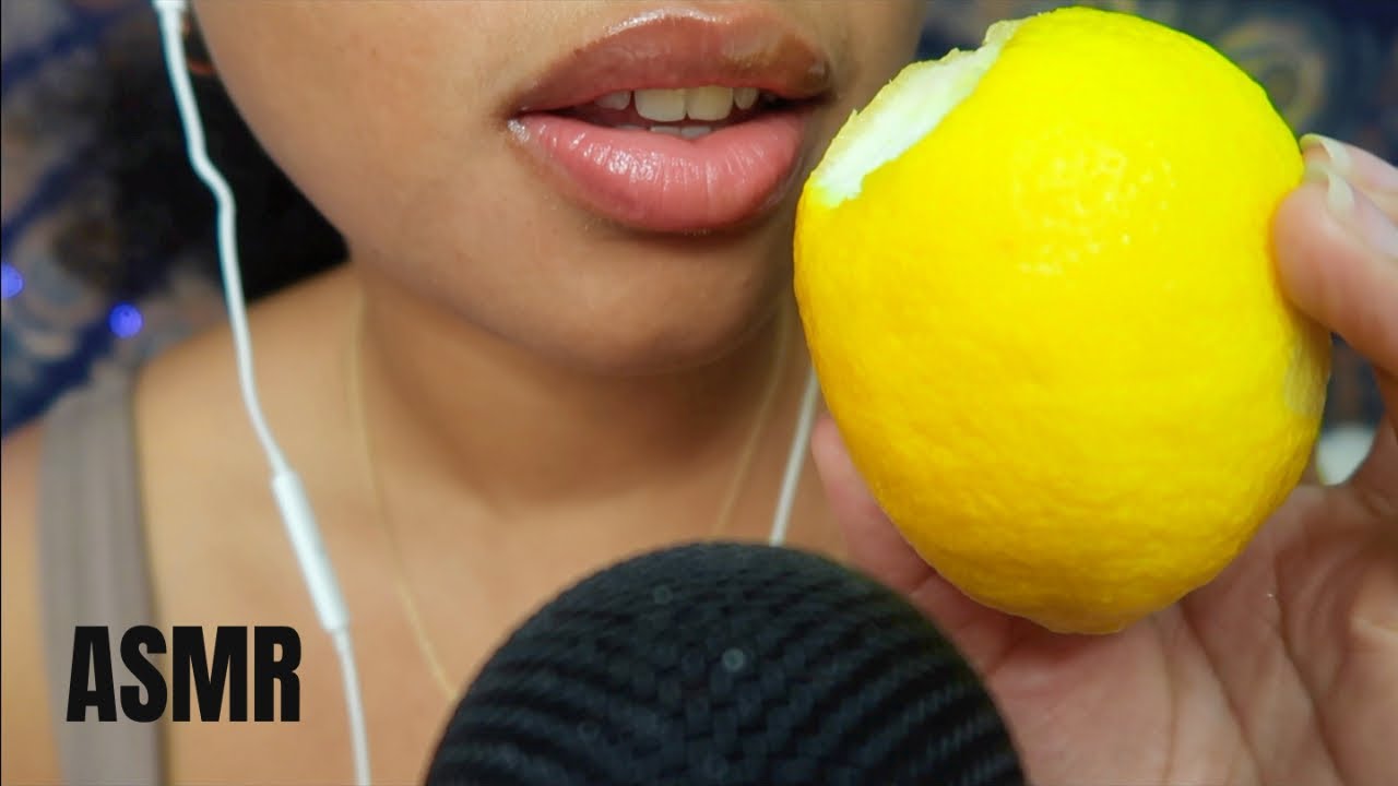 ASMR | i ate a LEMON whole 🍋