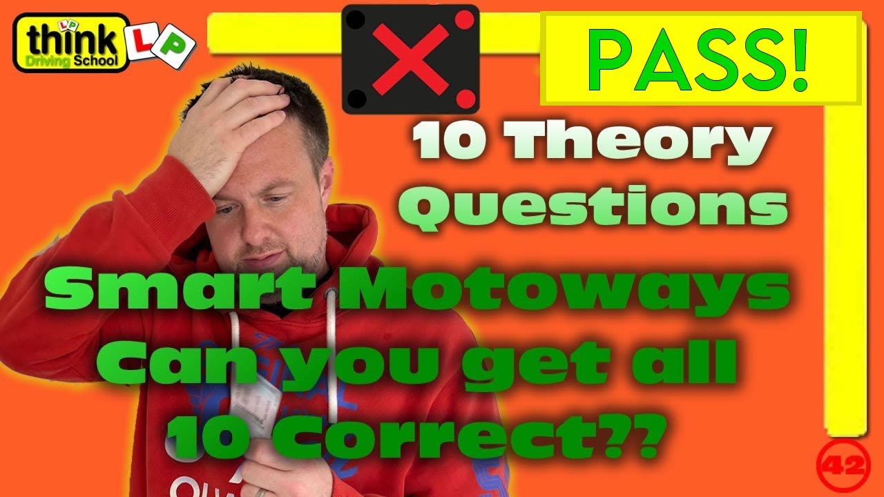 Theory Test Questions on &lsquo;Smart Motorways&rsquo; that even some FULL Licence Holders will get wrong!