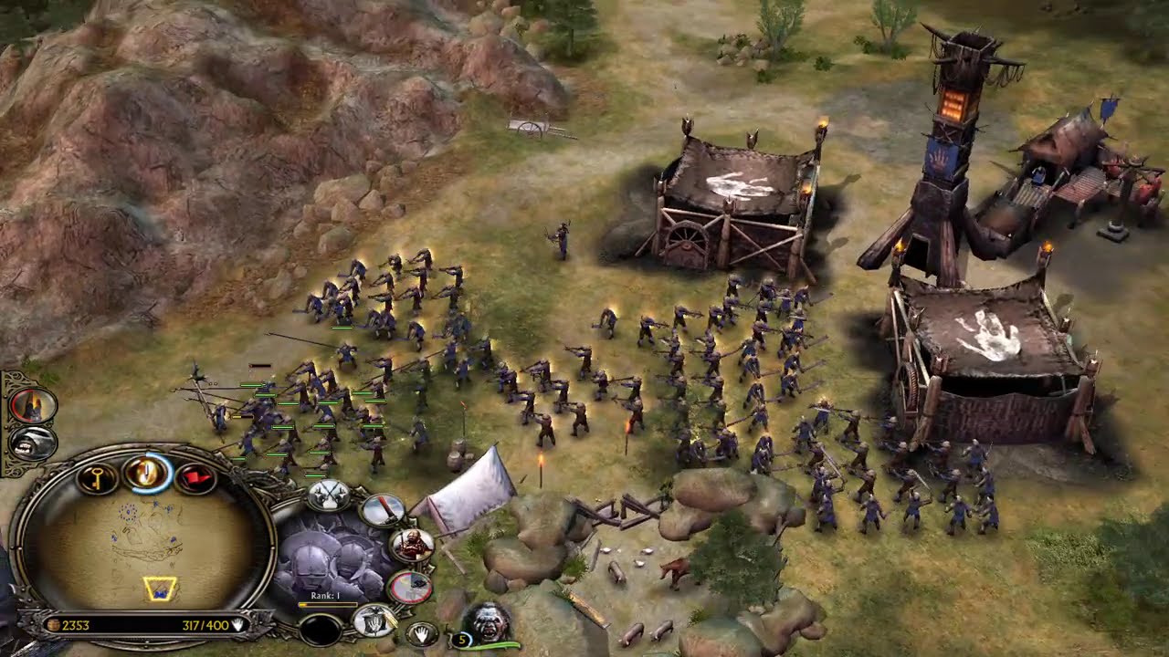 Total Victory in Isengard vs Gondor Battle! on Eastern Rohan | Battle for Middle-earth Gameplay