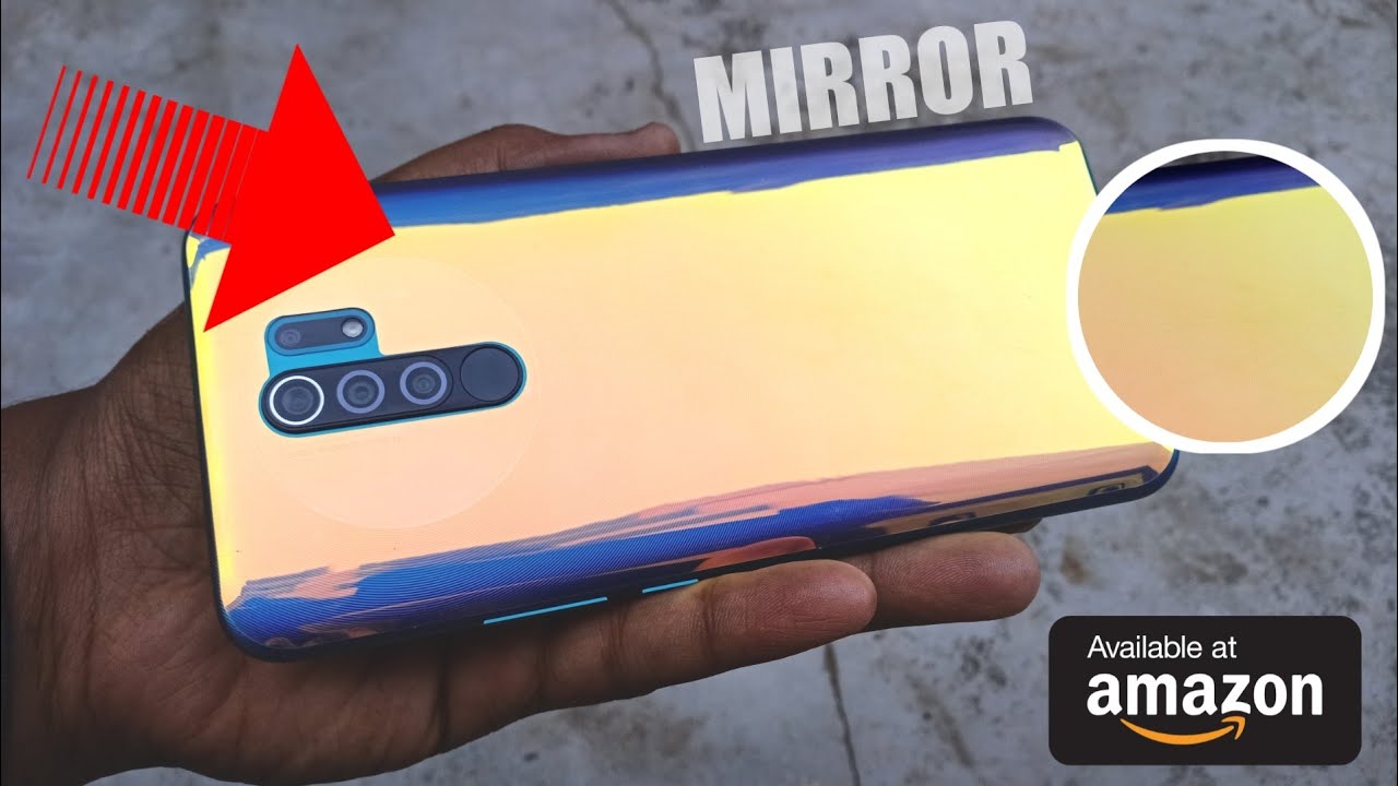 Make Your Smartphone Mirror Back Panel 😱 | Ft. Redmi 9 Prime ⚡| Amazon Mirror Finish Smartphone Skin