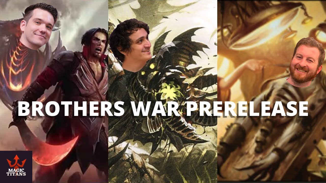 Brothers War Prerelease - Mishra vs Wurmcoil vs Ashnod - Magic the Gathering
