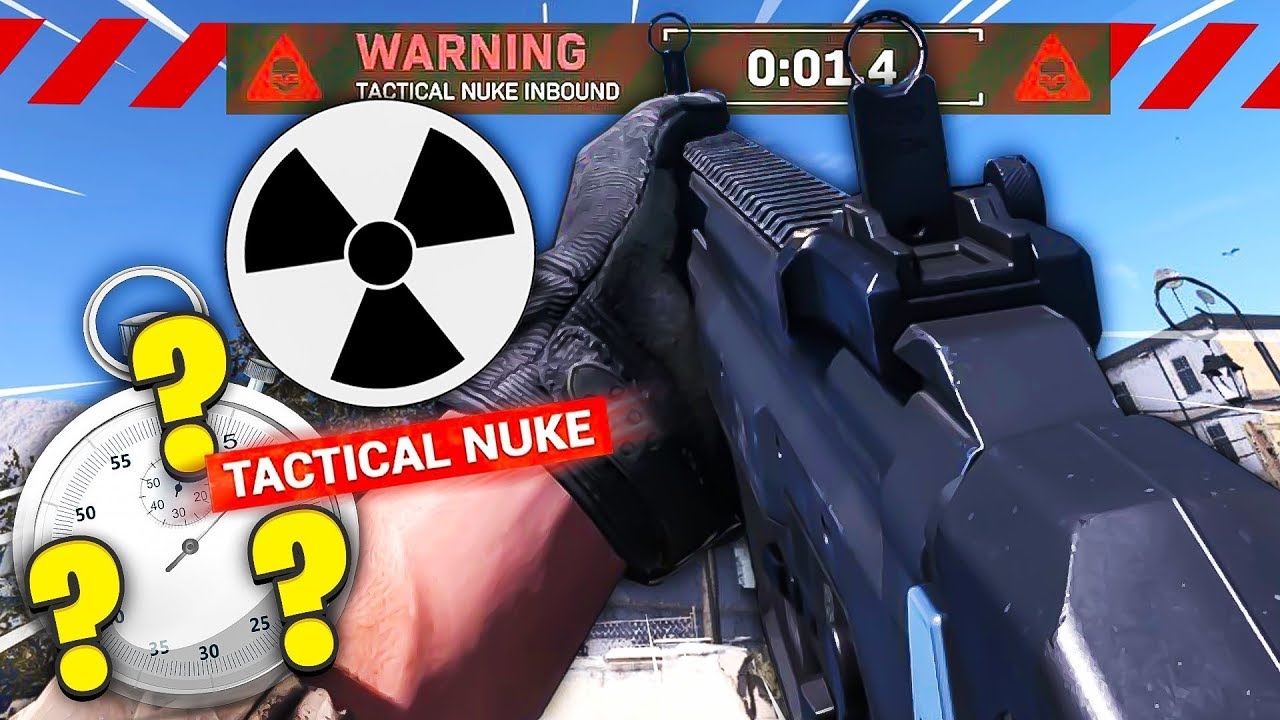 ☢️ MA NUCLEAIRE LA PLUS RAPIDE sur MODERN WARFARE .... (COD MW 2019 TACTICAL NUKE EXPRESS)