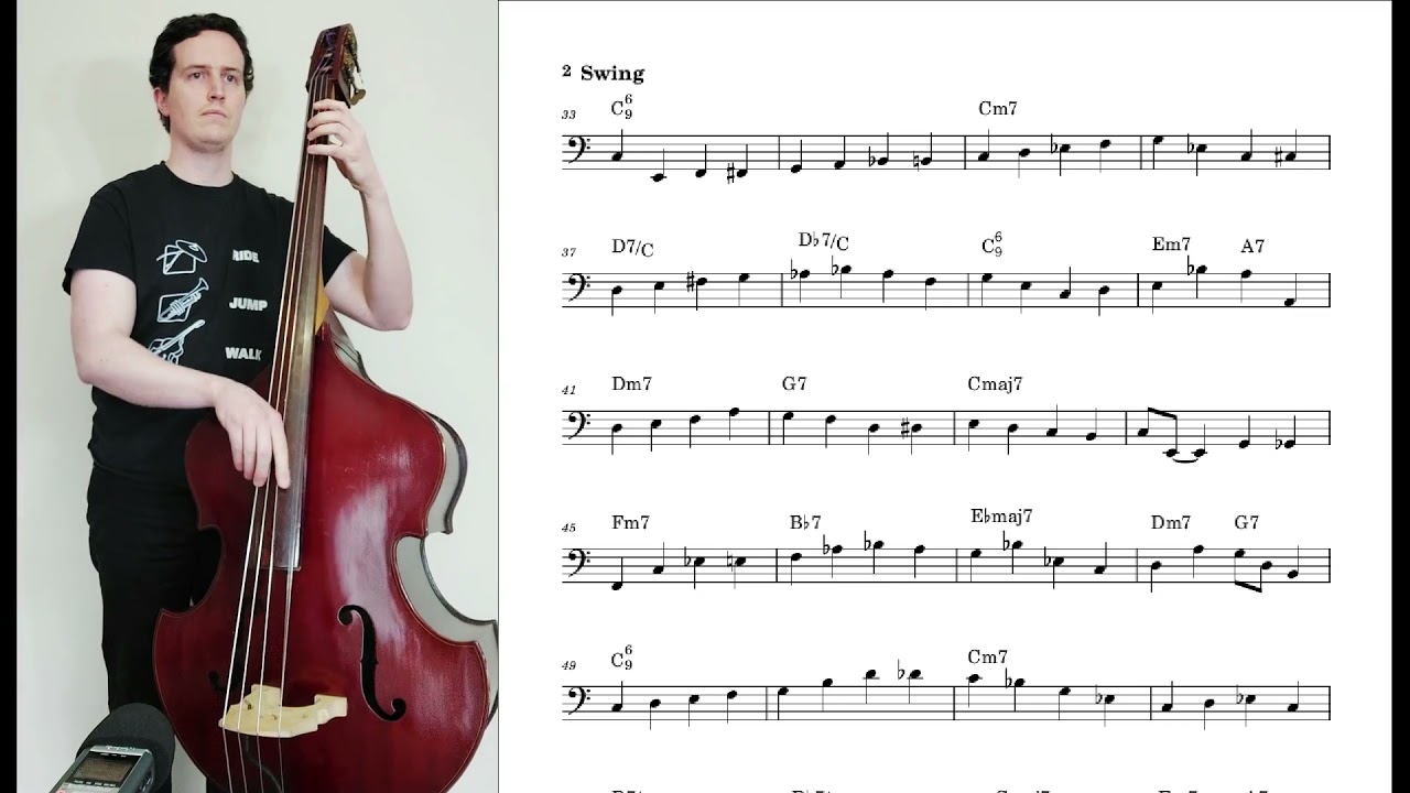 On Green Dolphin Street - Double Bass Etude