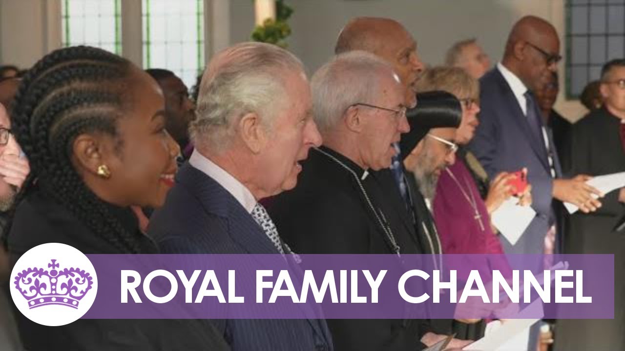 King Wishes Volunteers Happy Xmas and Attends Church Service
