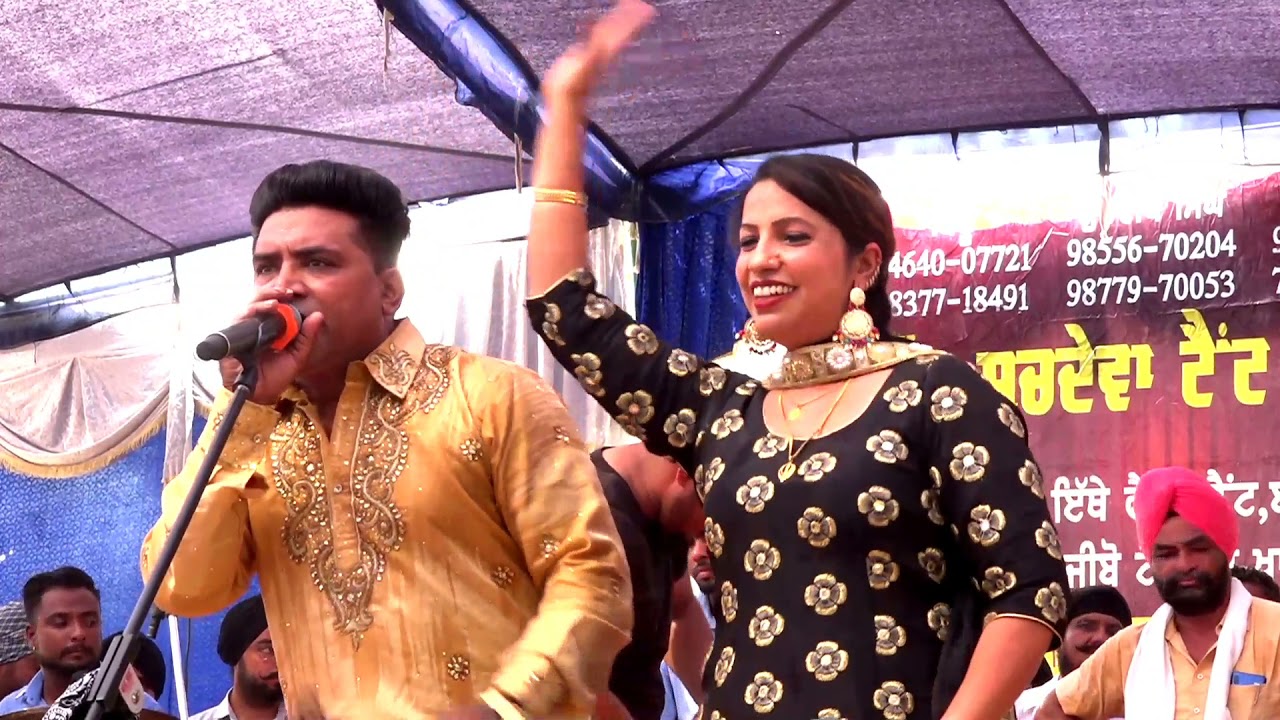 Balkar Ankhila & Manjinder Gulshan Live - New Punjabi Song Live - Ankhila Live Latest Song