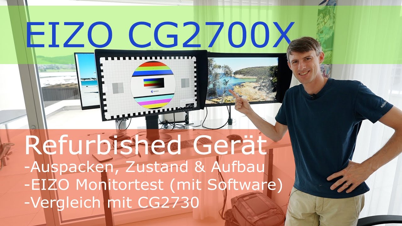 EIZO CG2700X (Refurbished) im Praxischeck, Auspacken, Prüfung und Vergleich mit dem CG2730