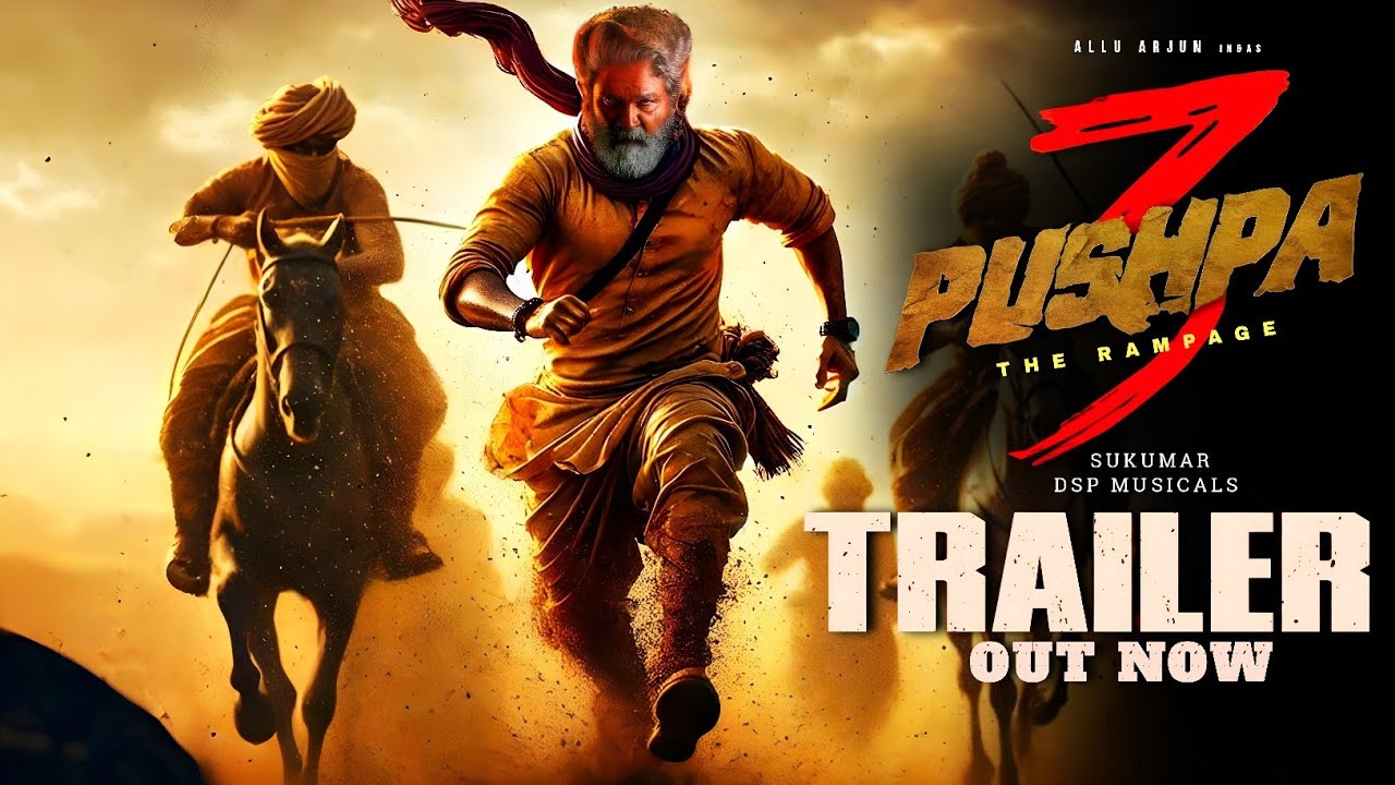 PUSHPA 3 THE RAMPAGE - ALLU ARJUN INTRO FIRST LOOK TEASER|PUSHPA 3 OFFICIAL TRAILER|ALLU ARJUN|DSP
