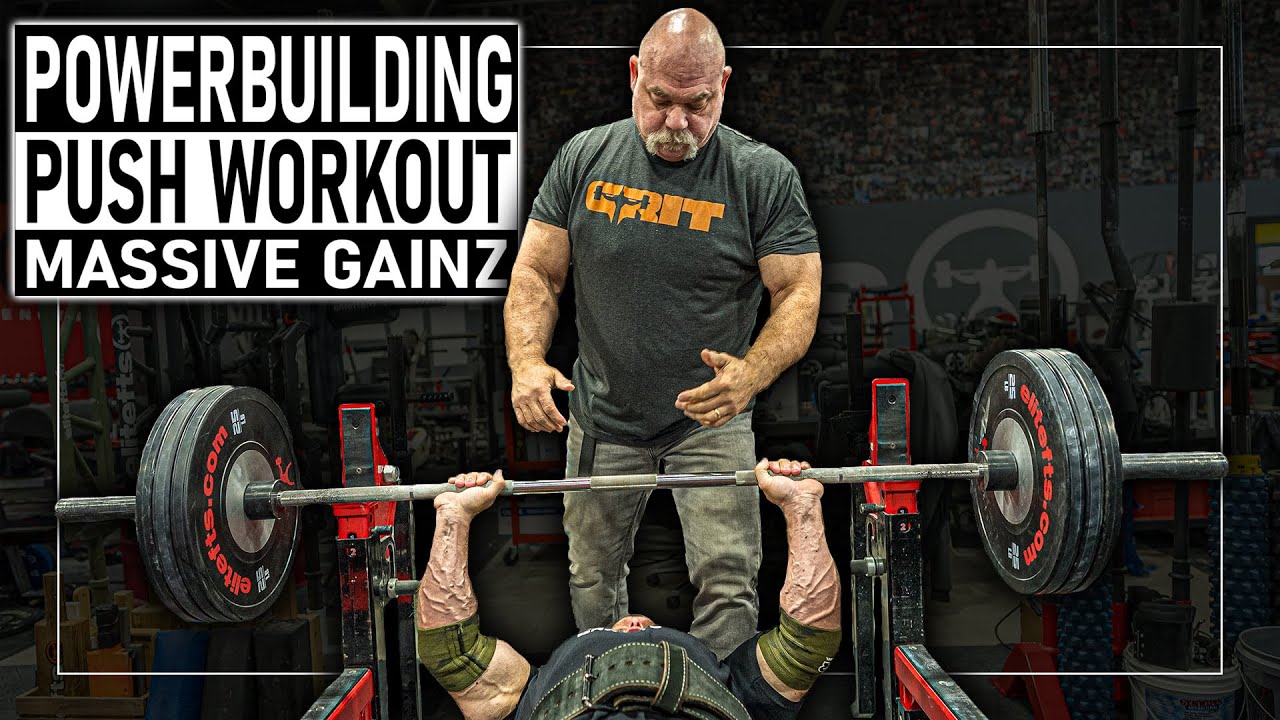 Dynamic Push Workout (John Meadows & Dave Tate)
