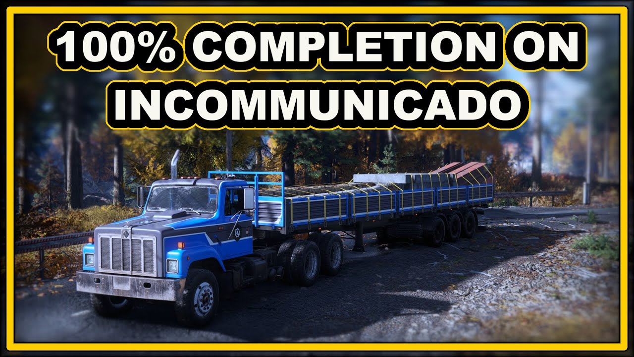 Finished Incommunicado a 100% in RoadCraft