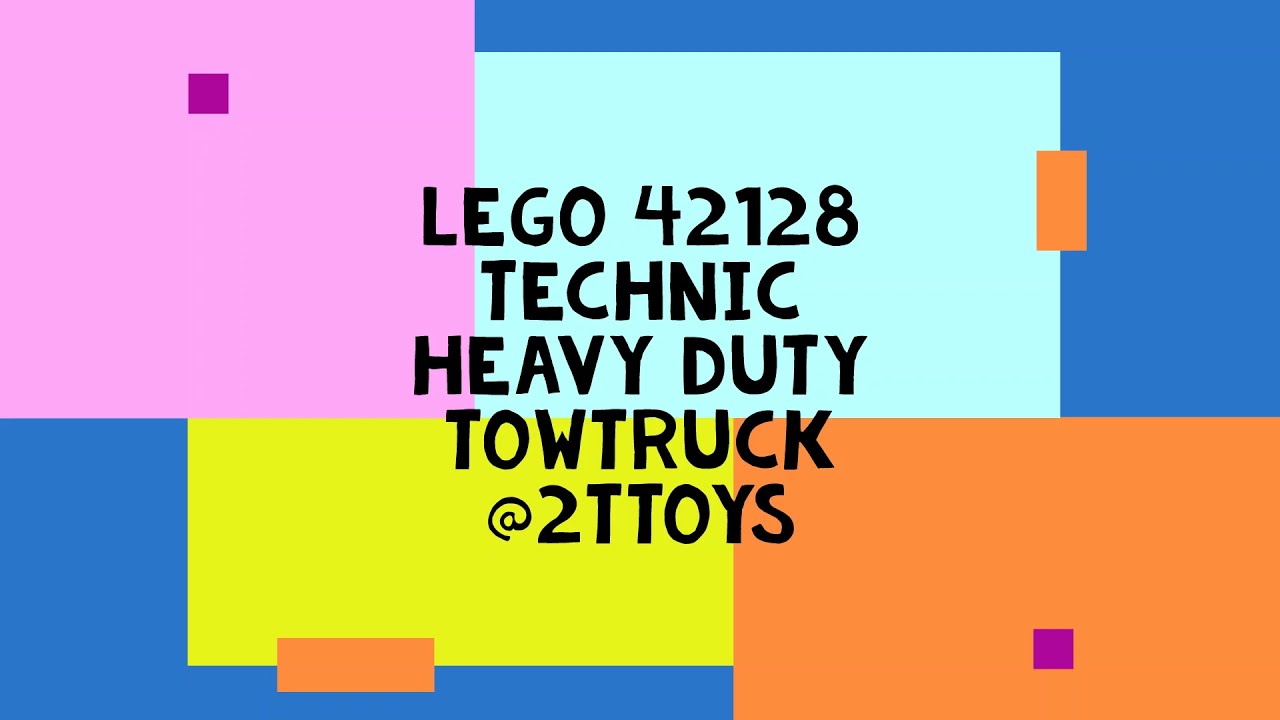 LEGO 42128 Technic Heavy duty Tow Truck @2TTOYSLEGOPLAYMOBILCOBI