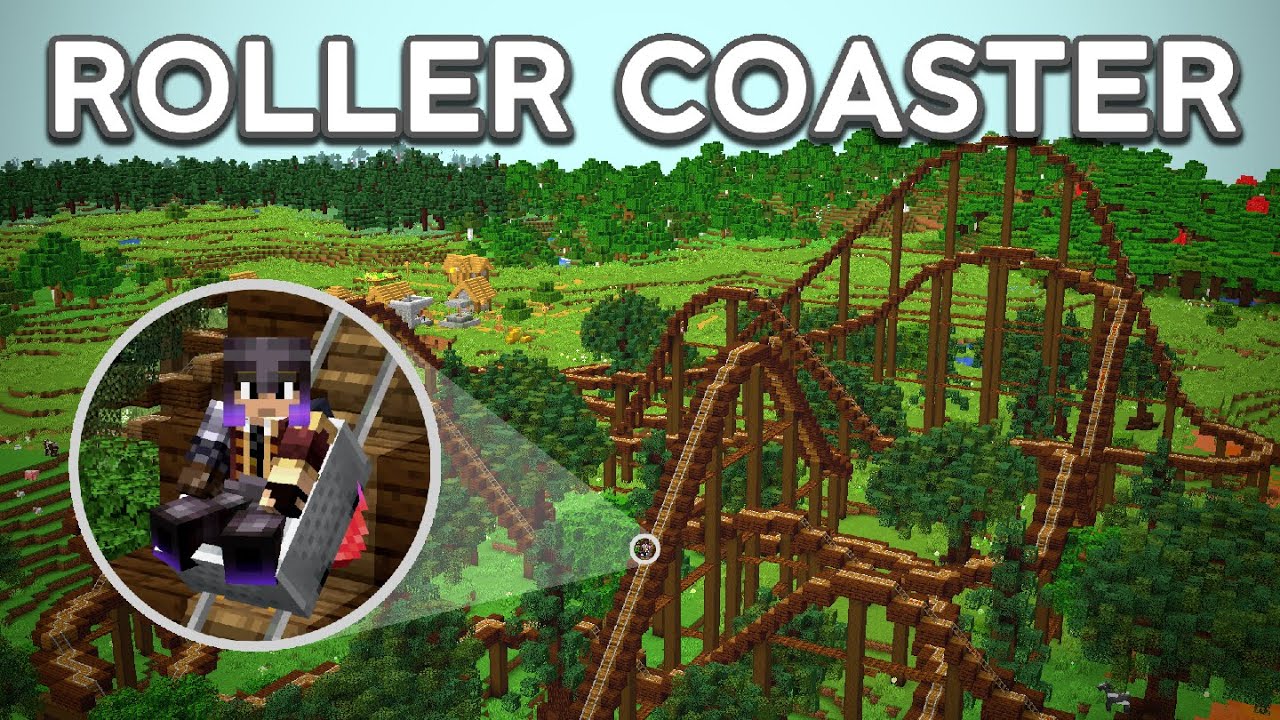 Я построил американские горки в режиме выживания Minecraft!