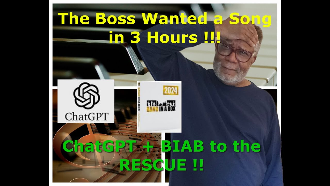 Band in a Box + ChatGPT = impressed the BOSS !