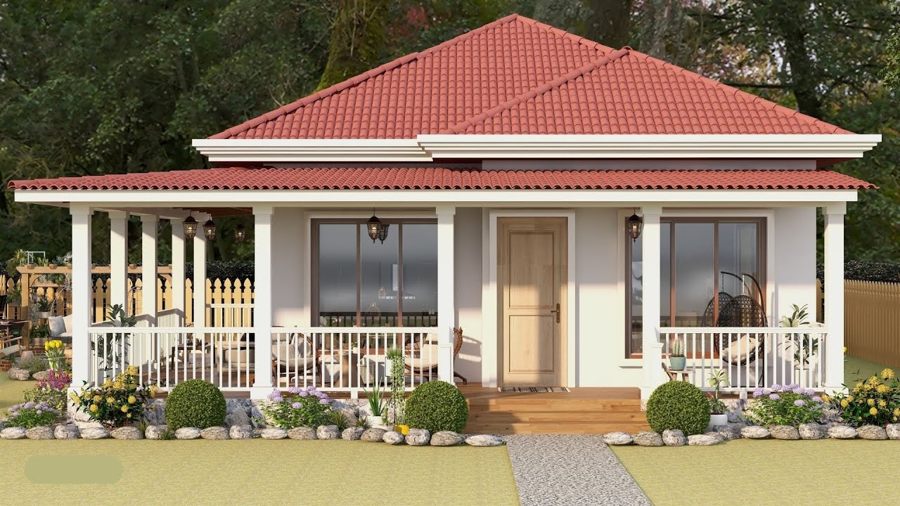 Most Beautiful Small House Design l Cozy Home With Floor Plan ID 1007