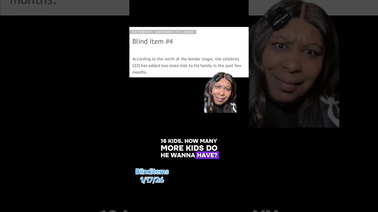 Blinditems  on 1-17-26 #blinditems #teyannataylor #chrisbrown #kanyewest #celebritygossip 