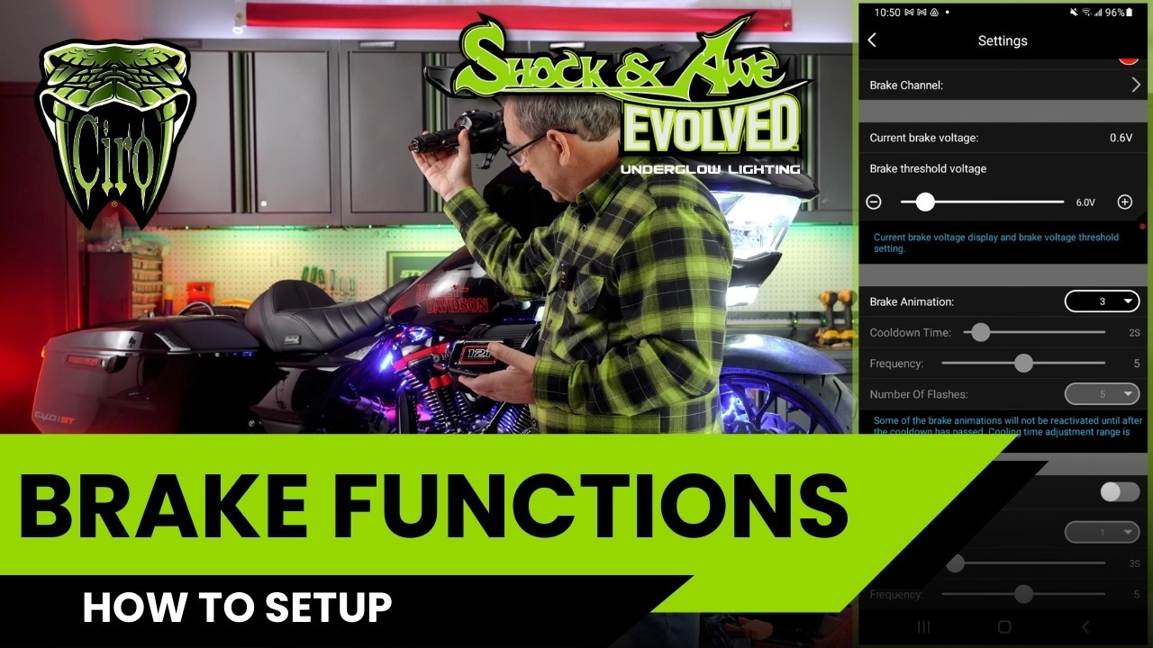 BRAKE FUNCTIONS | How to Setup Shock & Awe EVOLVED | Ciro