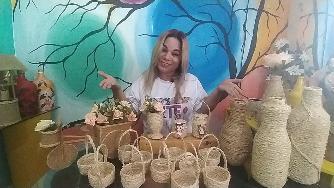 Aprenda a fazer cesta decorativa para o dia das mães - Arte e Cultura na Veia