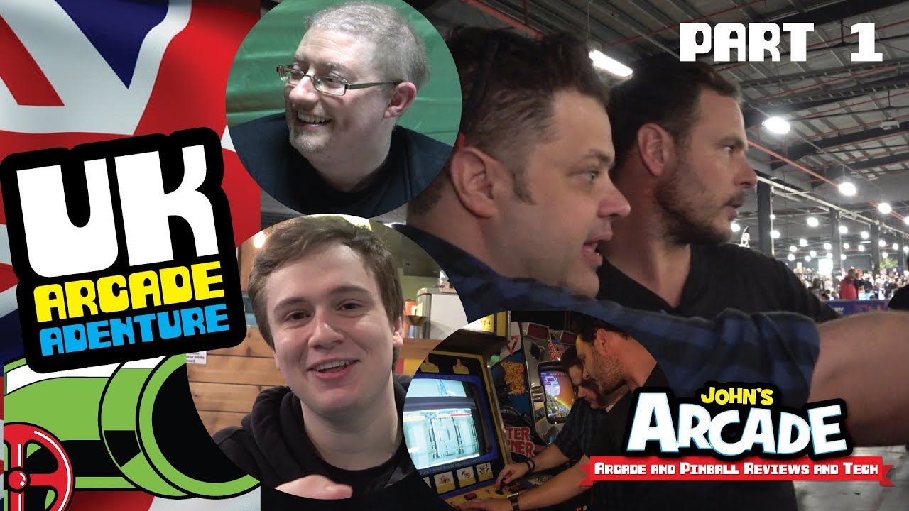 UK ARCADE ADVENTURE - PART 1 - Play Expo Manchester 2017 Retro Games Party Tour