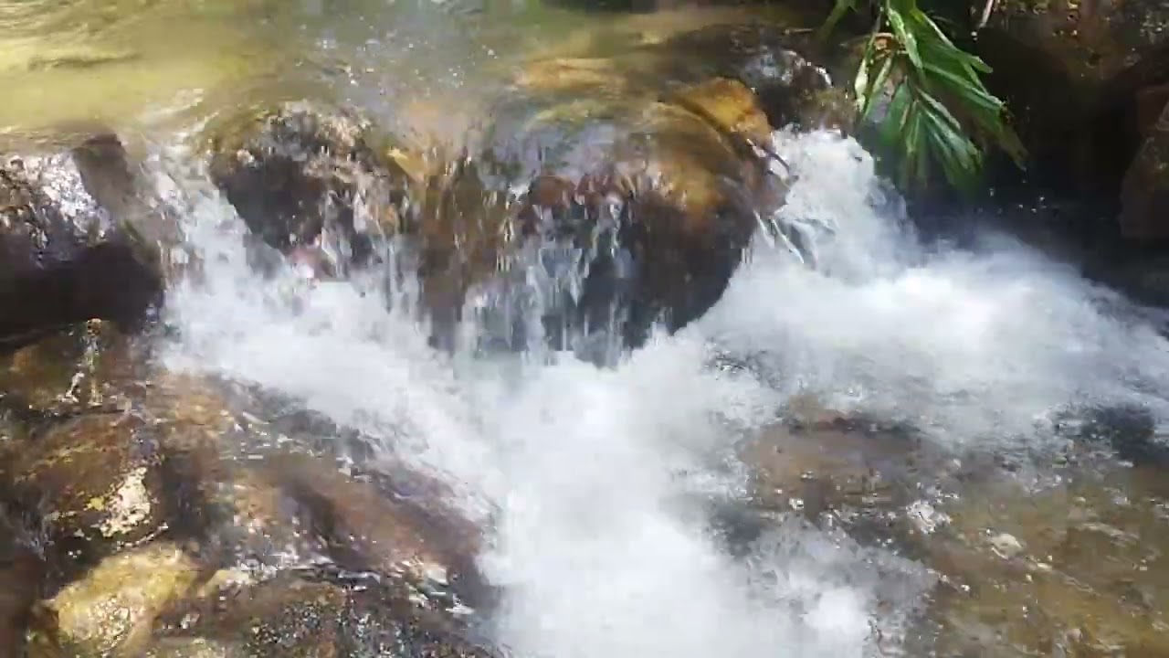 Pure Water Sounds Over Natural Stones