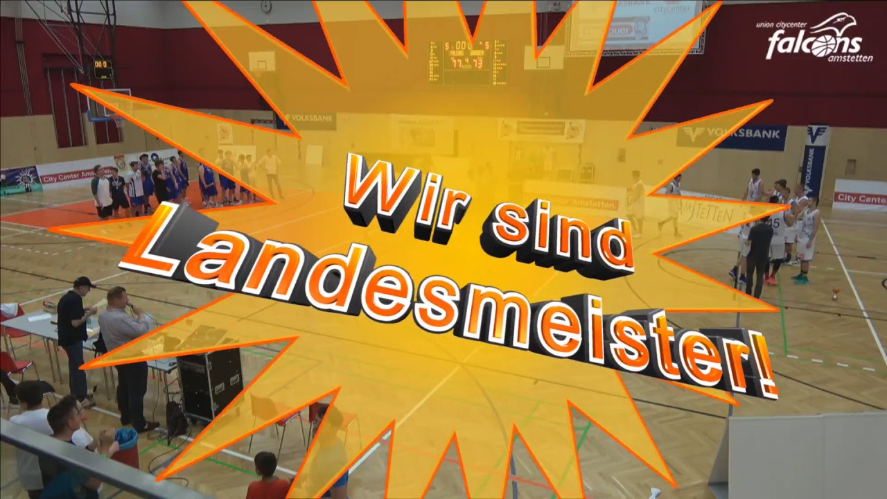 CityCenter Amstetten Falcons : Swans Gmunden B 77:73 Landesliga Finale in Amstetten