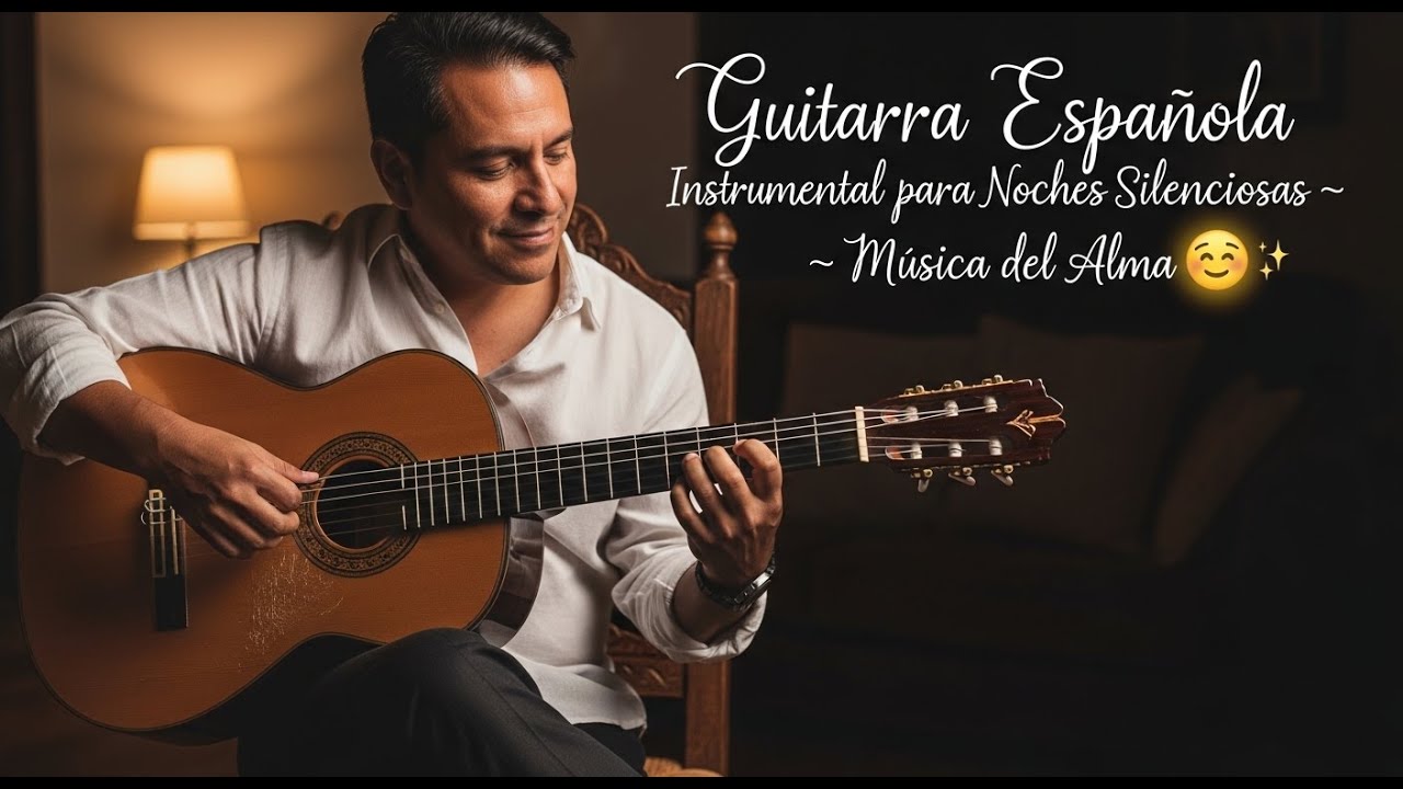 Guitarra Española Nocturna 🌙 Música Instrumental para Calmar el Corazón
