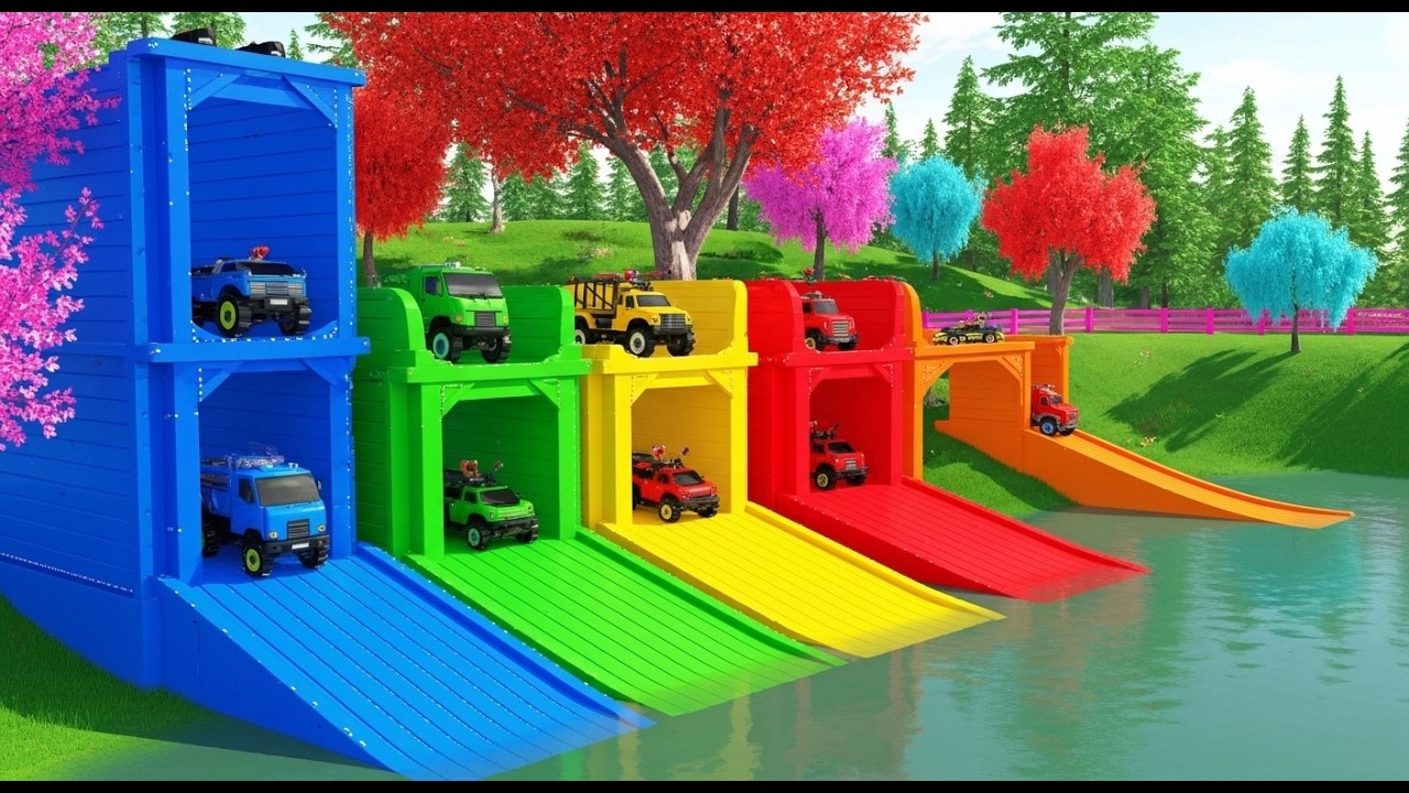 Garage with Colors – ALL ROCKET JEEP MIX 🚀🚙 | FUTURISTIC OFFROAD VEHICLES