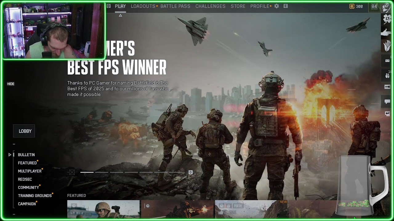 Test Stream Horizontal