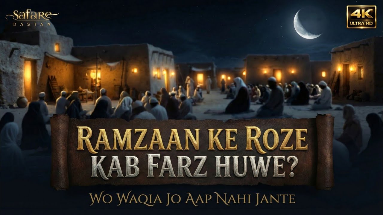 Ramzan ke Roze Kab Farz Hue? Woh Waqiya Jo Aap Nahi Jante | 🌙 The Untold History of Fasting in Islam