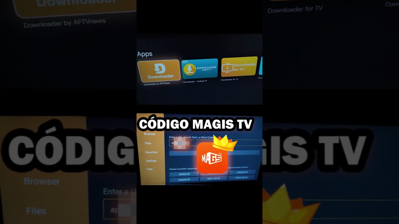 codigo downloader para el magis tv en la smart tv septiembre parte 1