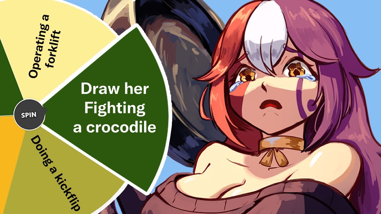 Drawing your OCs but I Spin a Wheel to Decide their Fate...