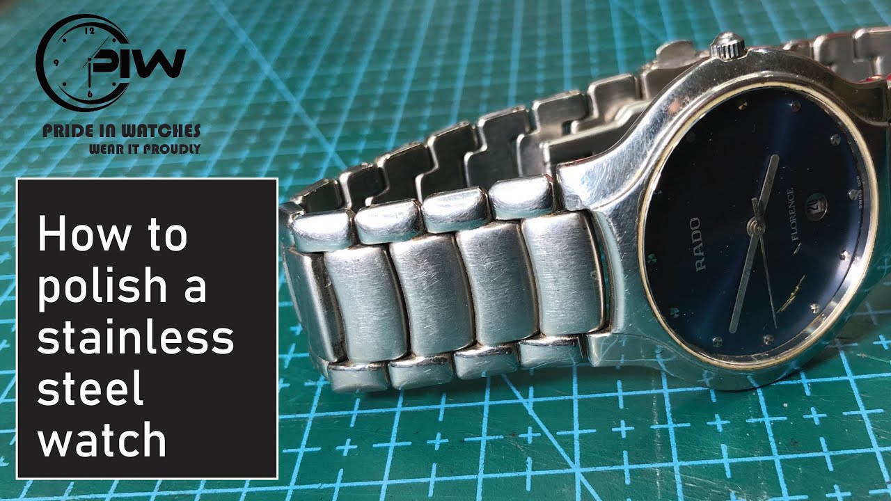 How to polish a stainless-steel watch | DIY | Watch Restoration