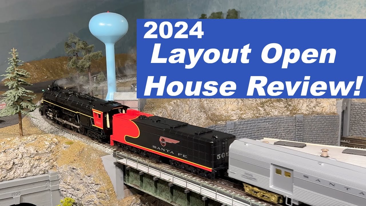 2024 Layout Open House: What Trains Did I Run?