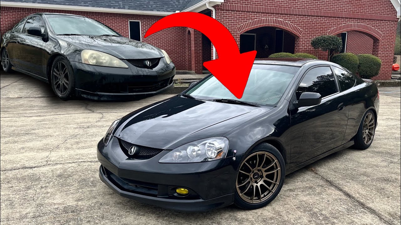 Трансформация Acura RSX с пробегом 300 000 миль за 8 минут