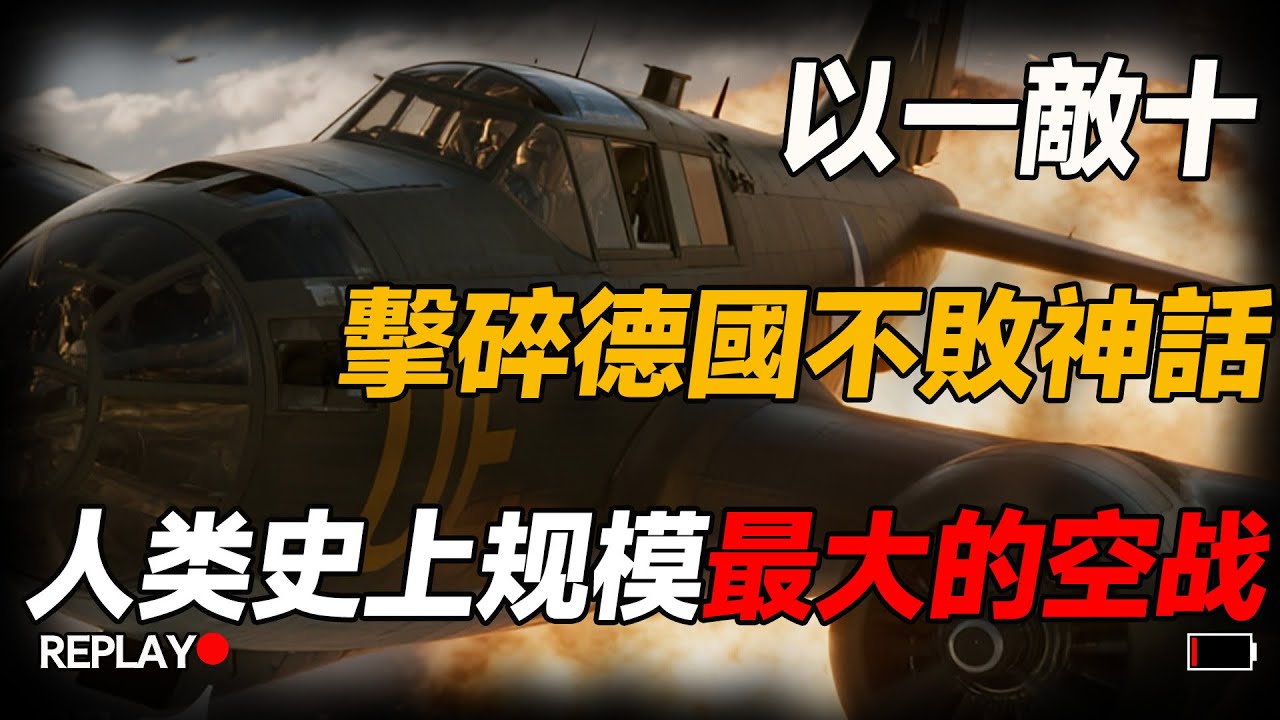 人類史上最大空戰：德國首敗在不列顛，英國皇家空軍以一敵十，噴火戰機雷達狂掃德軍，打碎希特勒不敗神話！【不列顛空戰】#二戰 #海獅計劃#噴火戰機#空中攔截#以少勝多