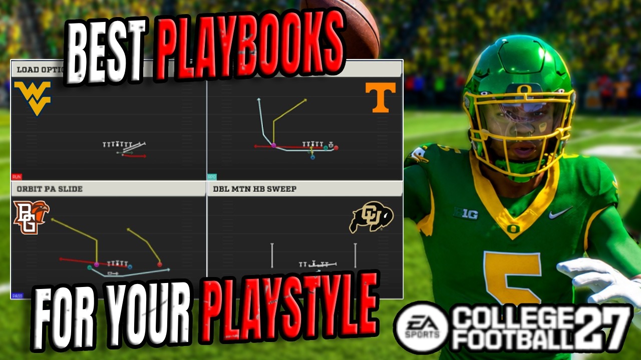 The BEST Playbooks For YOUR Playstyle in CFB 27