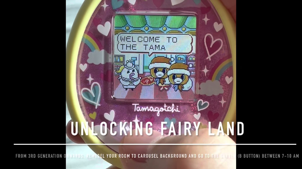 Unlocking fairy land in tamagotchi on/ meets/ some