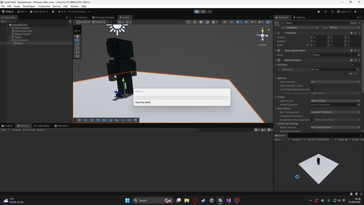 Voxel Heist: 6 - Player Controller - Interactions and Crouching Setup