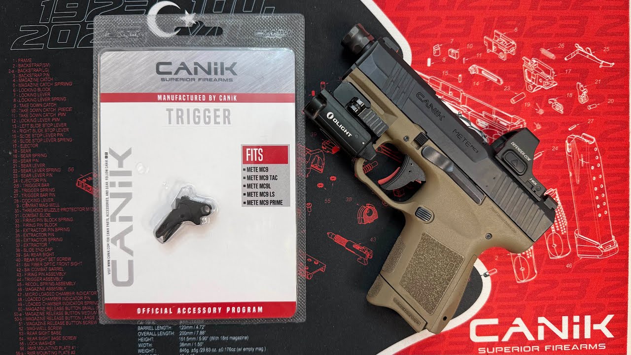 Canik MC9 Düz Tetik / Tetik Değişimi