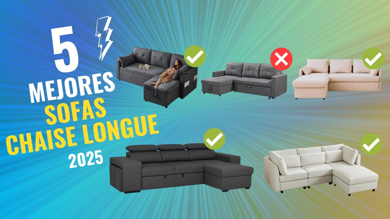 Los 5 Mejores Sofás Chaise Longue de 2025 Calidad-Precio en Amazon ✅ NO COMPRES UNO SIN VER ESTO 🔥