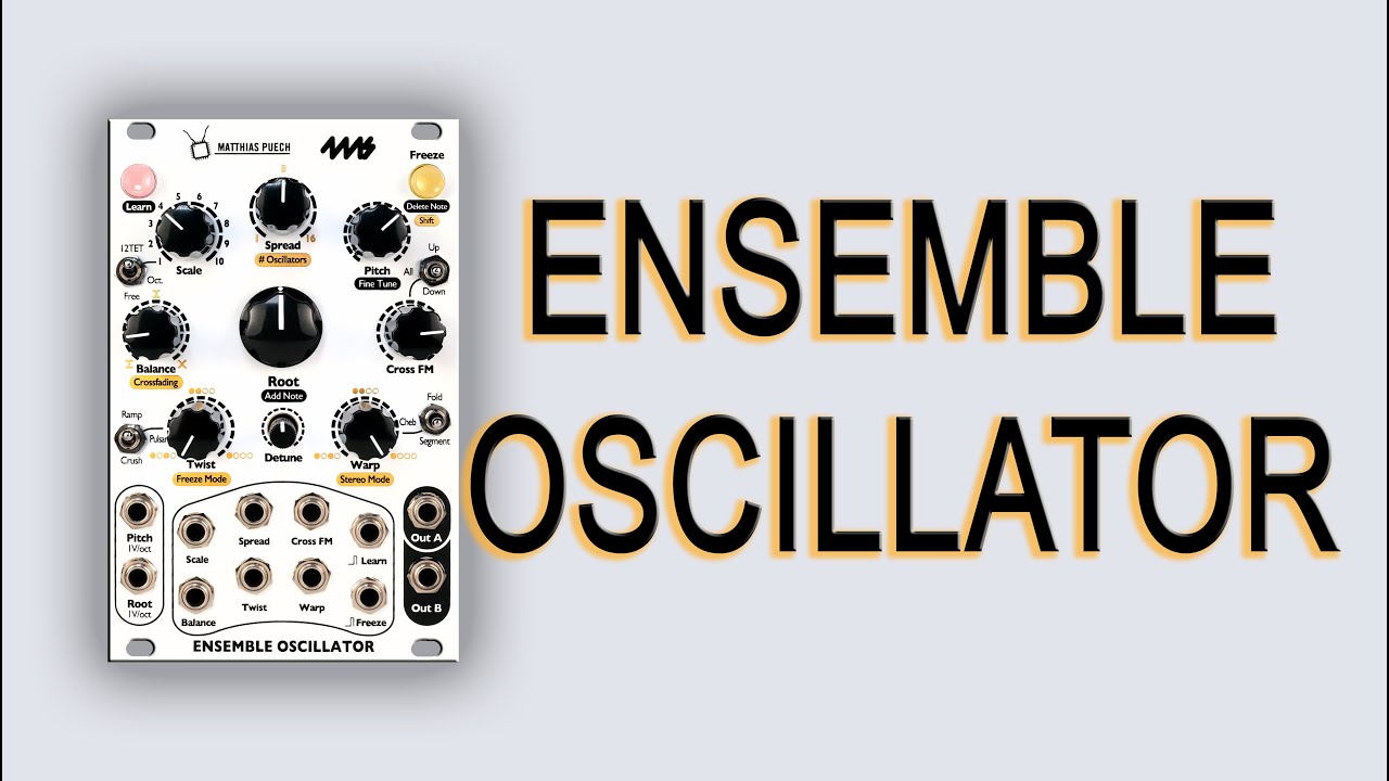 4ms ENSEMBLE OSCILLATOR Quick Audio Demo