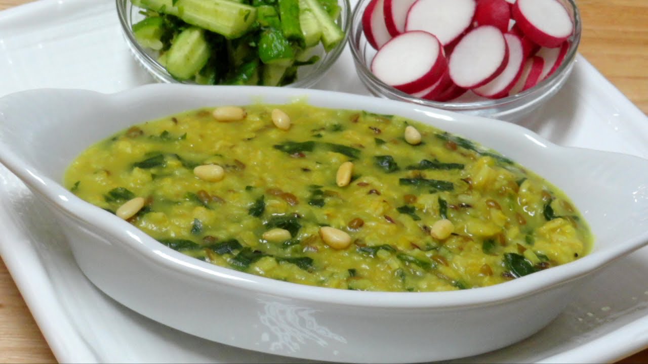 Oats Khichdi Recipe Video - Oats, Lentil and Spinach Stew