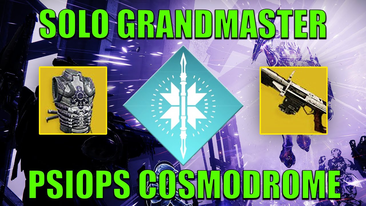 Solo Psiops BG: Cosmodrome GM w/ New Land Beyond & Raiden Flux (Platinum, 17:58) [Destiny 2]