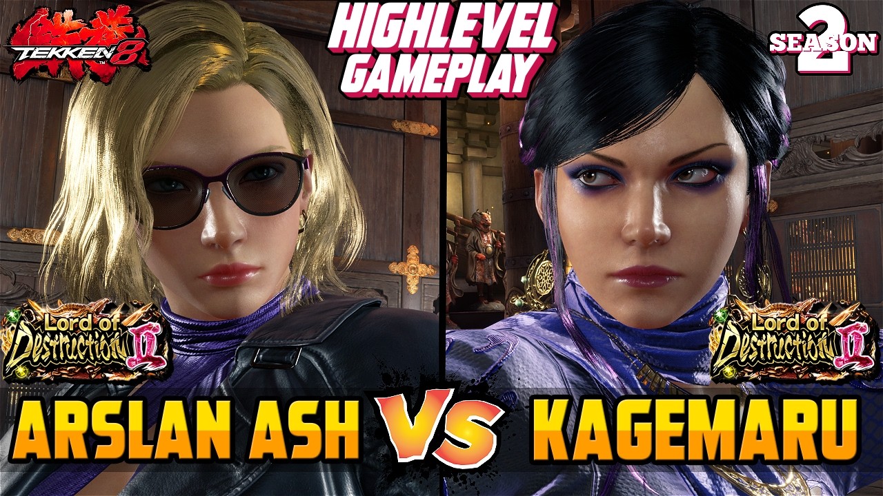 T8 – ARSLAN ASH (Nina Williams) vs MTBT | KAGEMARU (Zafina) – Tekken 8 High Level Gameplay