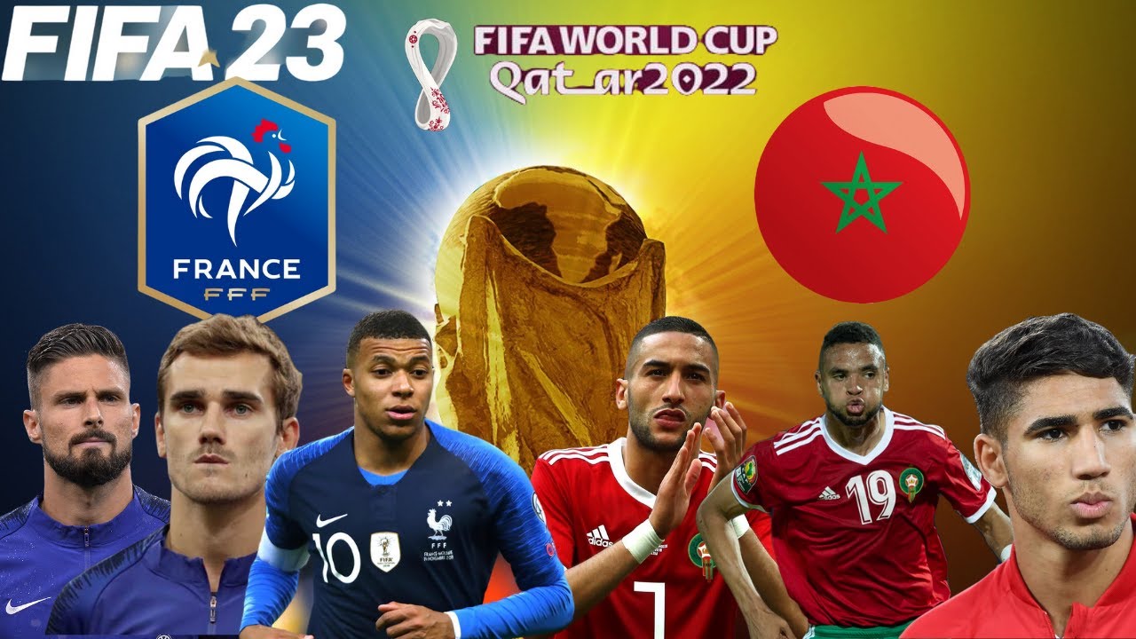 HİLAL  VE HA&Ccedil;IN M&Uuml;CADELESİ FRANSA -FAS FİFA WORLD CUP QATAR 2022 YARI FİNAL (FİFA 23) (BİG MATCH)