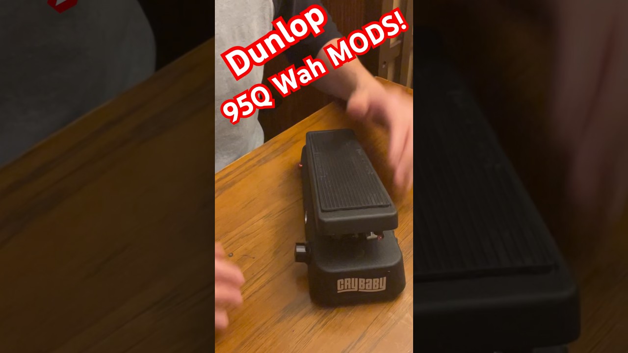 Dunlop 95Q Wah MODS! Check out what the JM Pinnacle mod is all about!