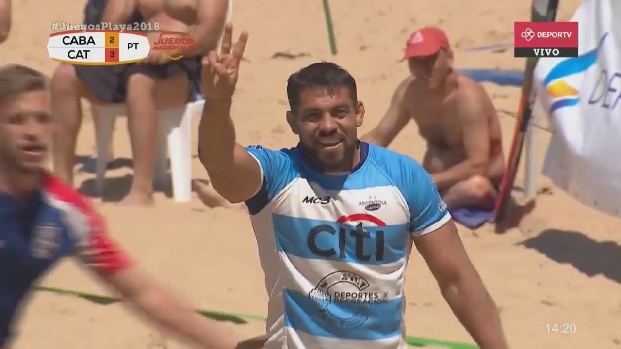 #JuegosPlaya2018 - PARTIDO COMPLETO - Catamarca vs CABA - FINAL - Rugby 5