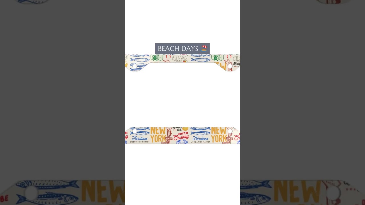 Turtle, Paris & Sardine License Plate Frame 🐢🗼🐟