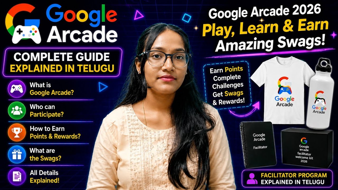 🎮 Google Arcade 2026 Complete Guide! #googlecloud #2026googlearcade #googleinternships
